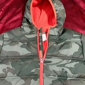 Boys camo winter coat