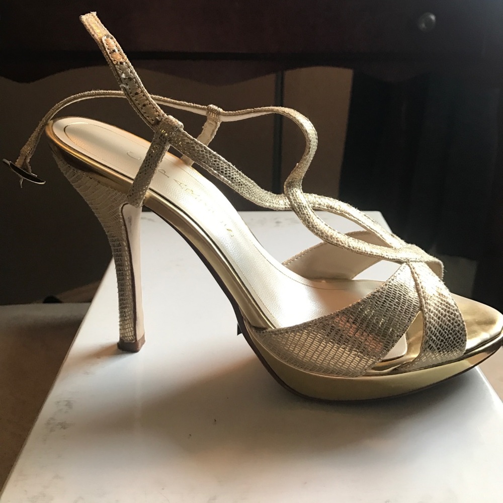 Elegant Gold Heels