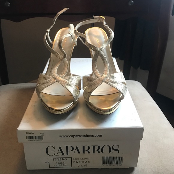 Elegant Gold Heels - Picture 3 of 3