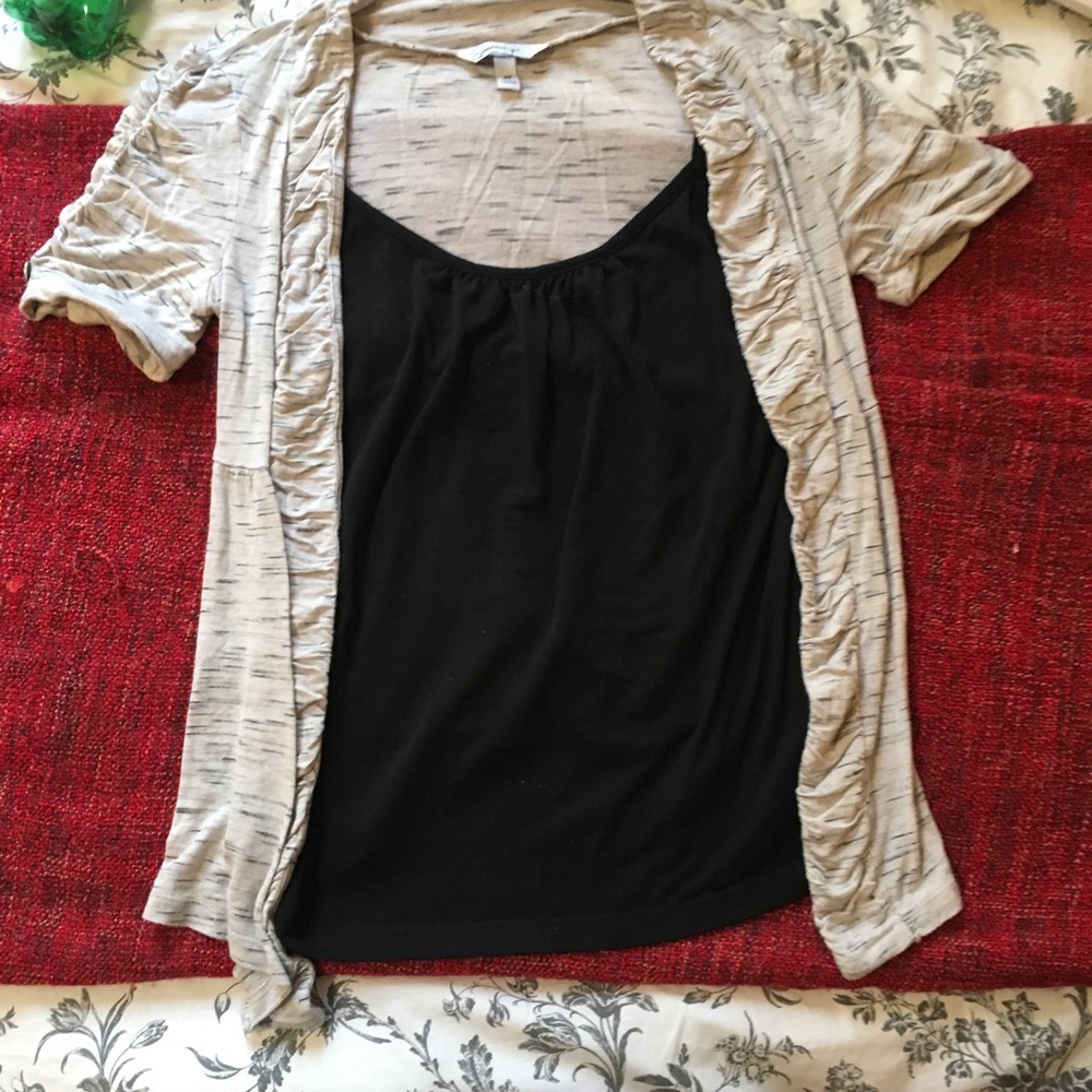 Attached tank and covering