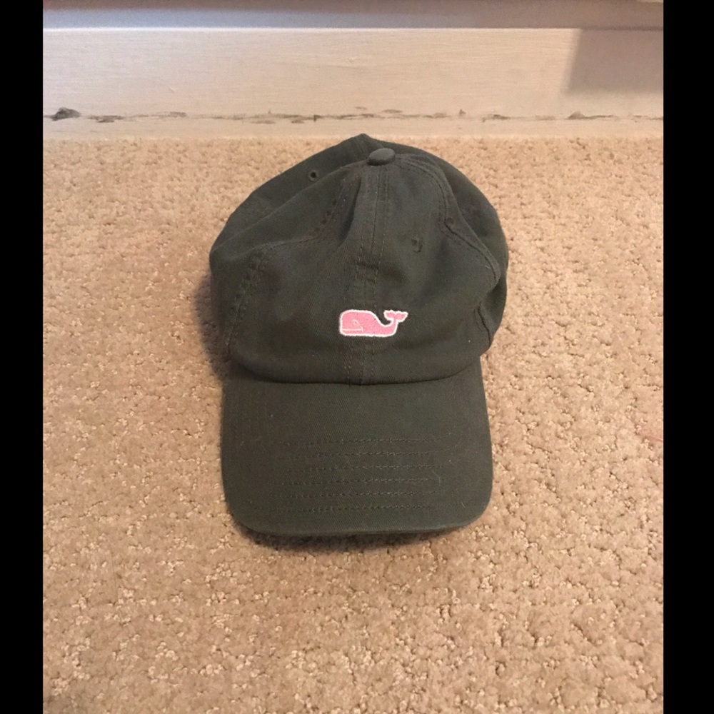 Vineyard Vines hunter green baseball cap
