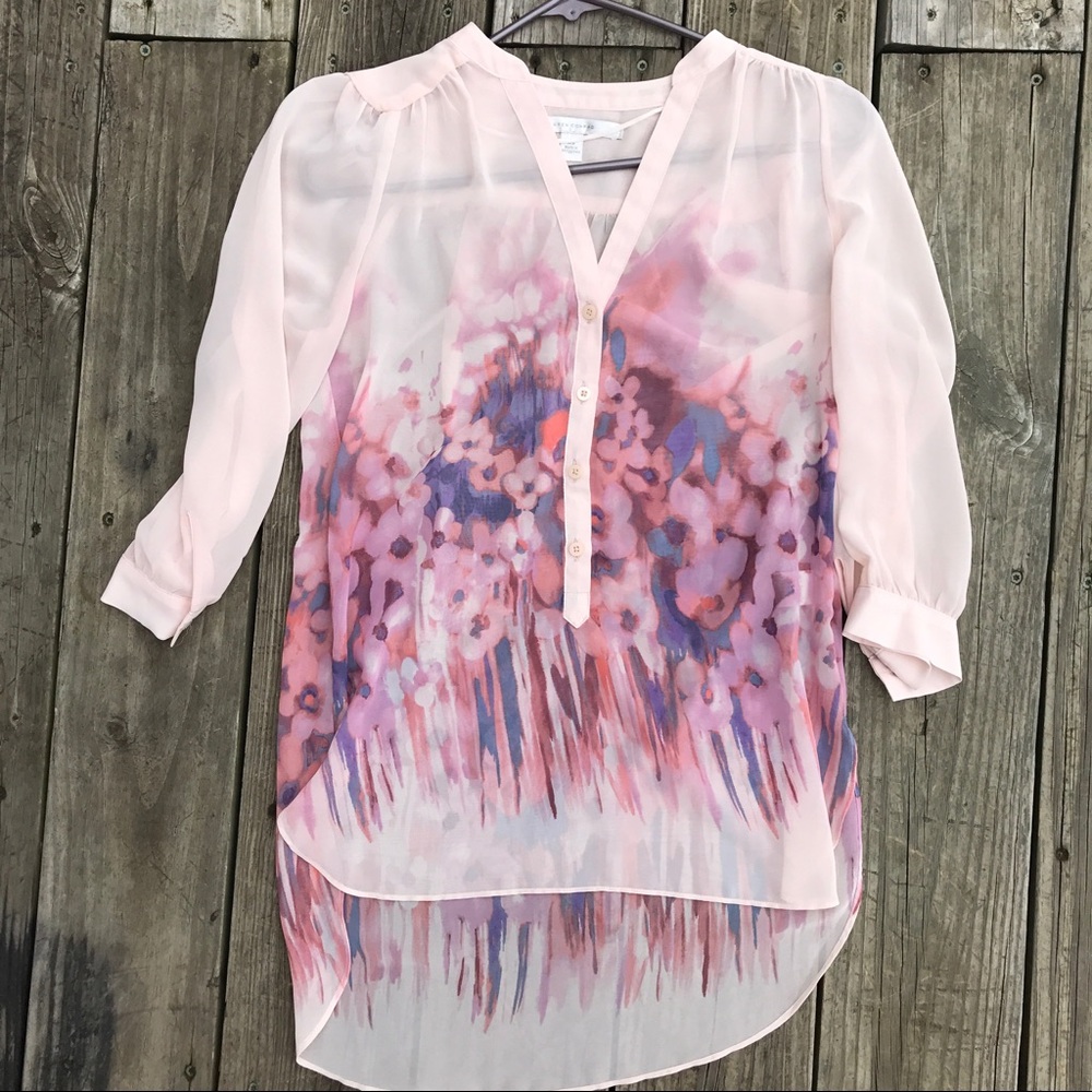 Lauren Conrad Floral Blouse
