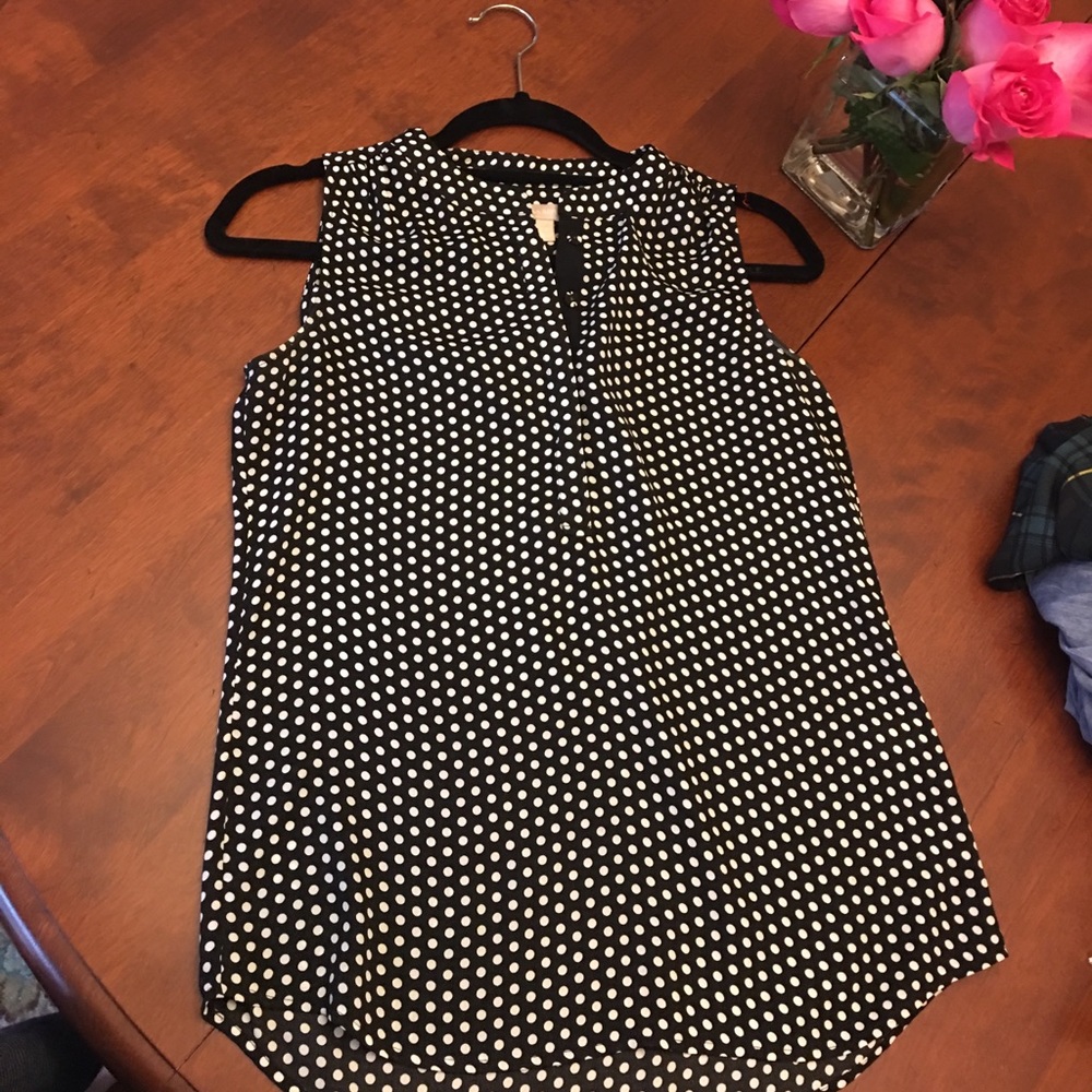 Polka dot blouse