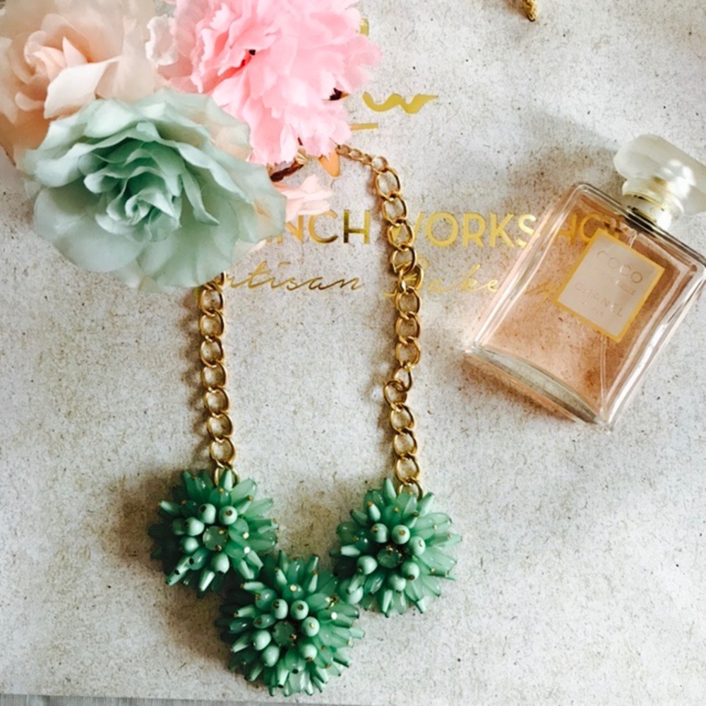 Mint Green Statement Necklace