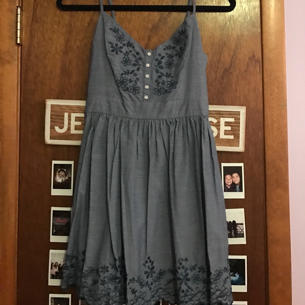 Denim colored sun dress