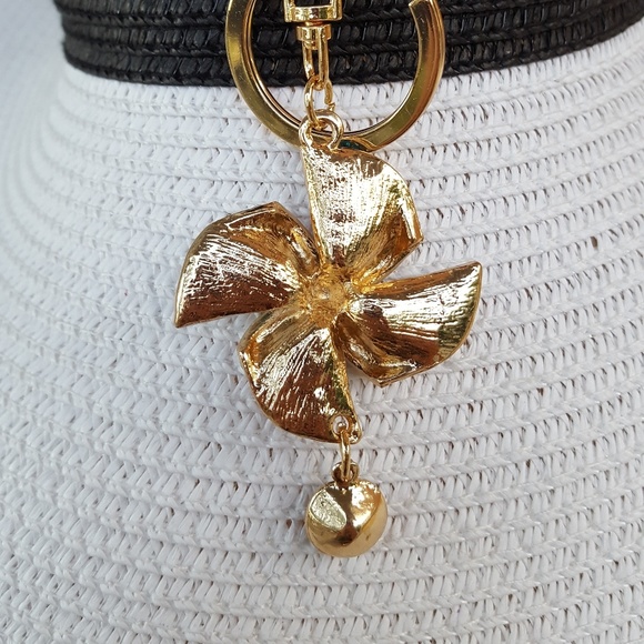 Windmill Rhinestone Keychain - Picture 2 of 3