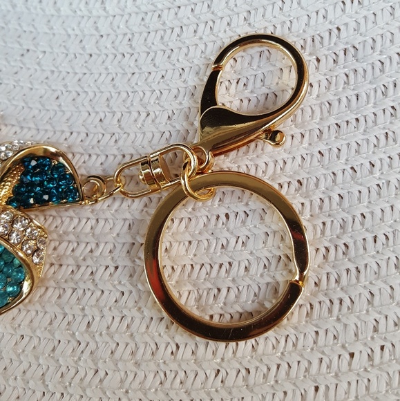 Windmill Rhinestone Keychain - Picture 3 of 3