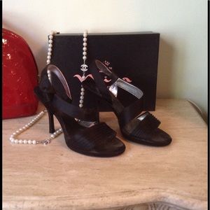 Cute prelove  black Nina Sandals Hells