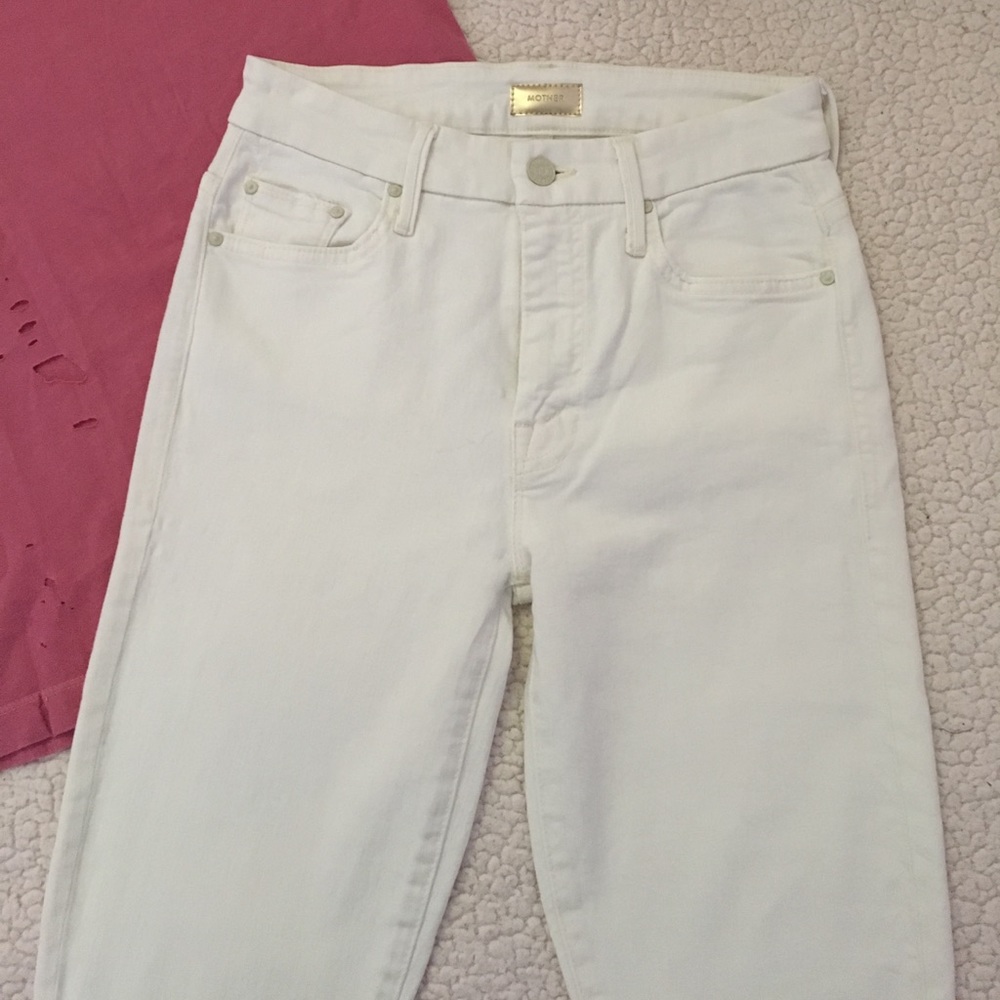 High waisted mother jeans