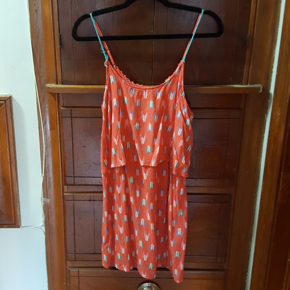 Aerie layered arrow dress