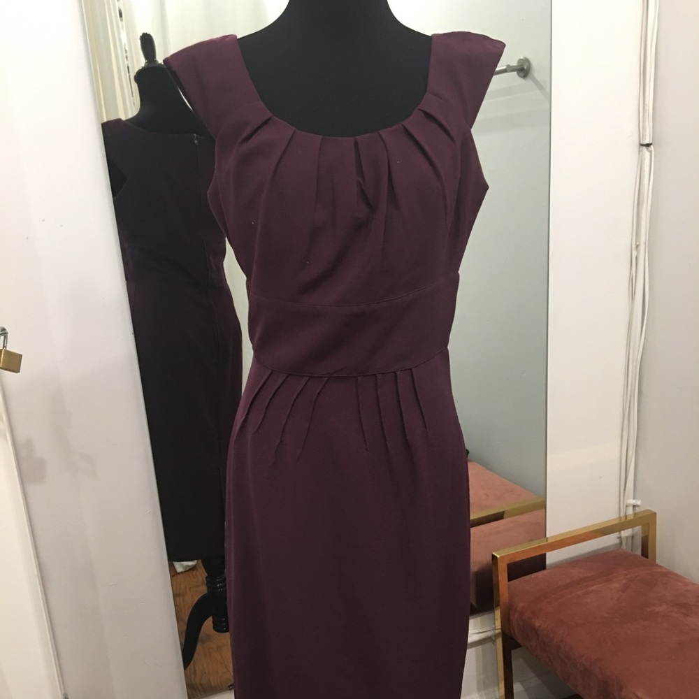 Purple 40s style dress
