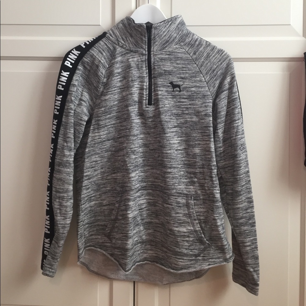 Victorias secet Pink quarter zip