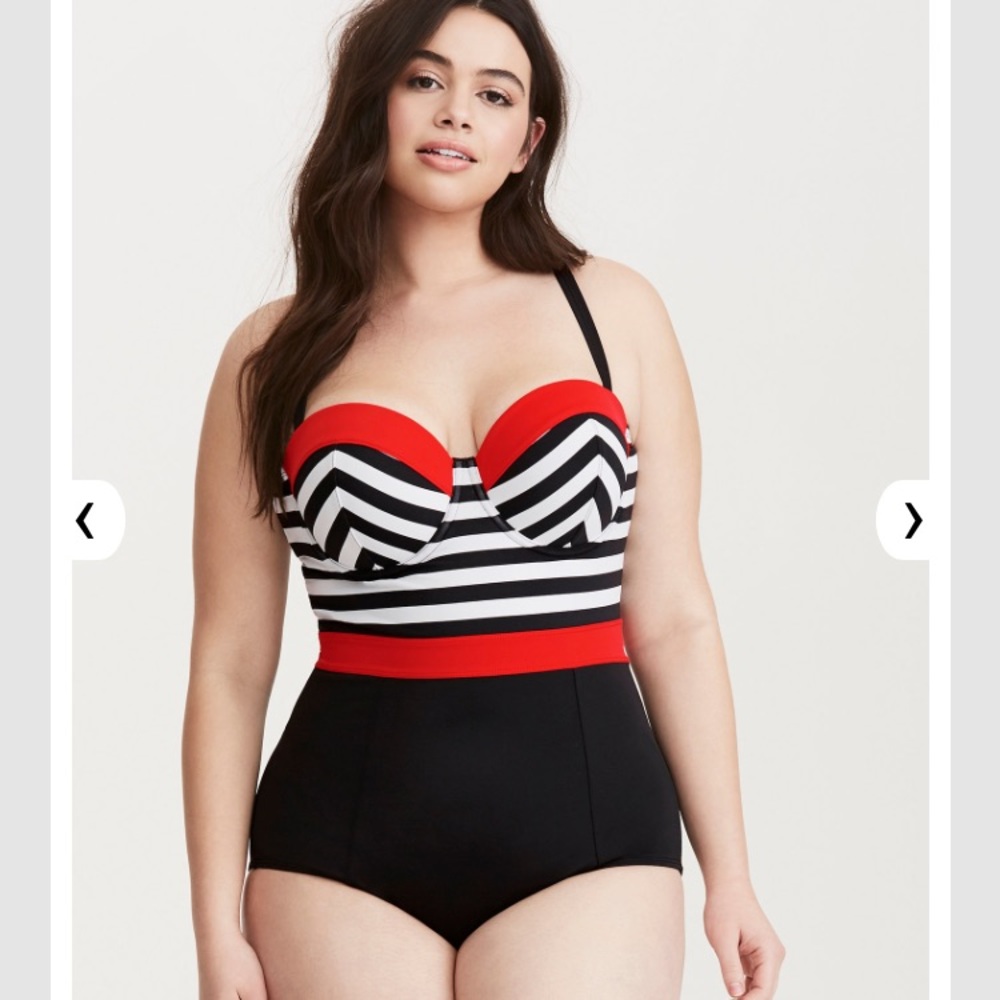 New Torrid Color Block One Piece (or trade for 2)