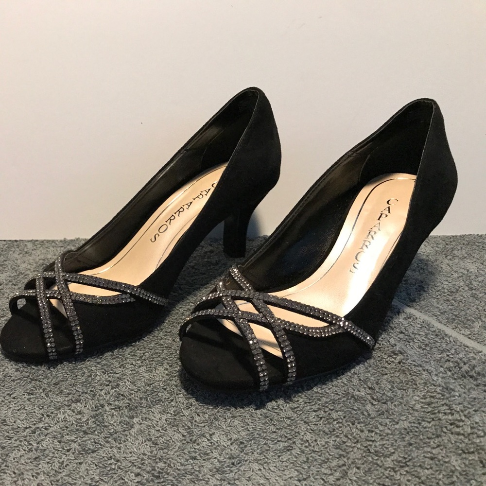 Caparros Eliza Peep-Toe Evening Pumps - Picture 3 of 4