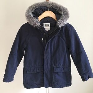Gymboree fur hood coat