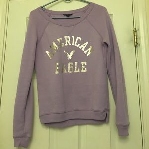 Purple crew neck