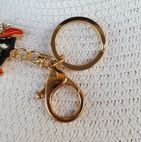 Owl Rhinestone Keychain - Picture 3 of 3