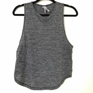 Lorna Jane grey cropped active top Small