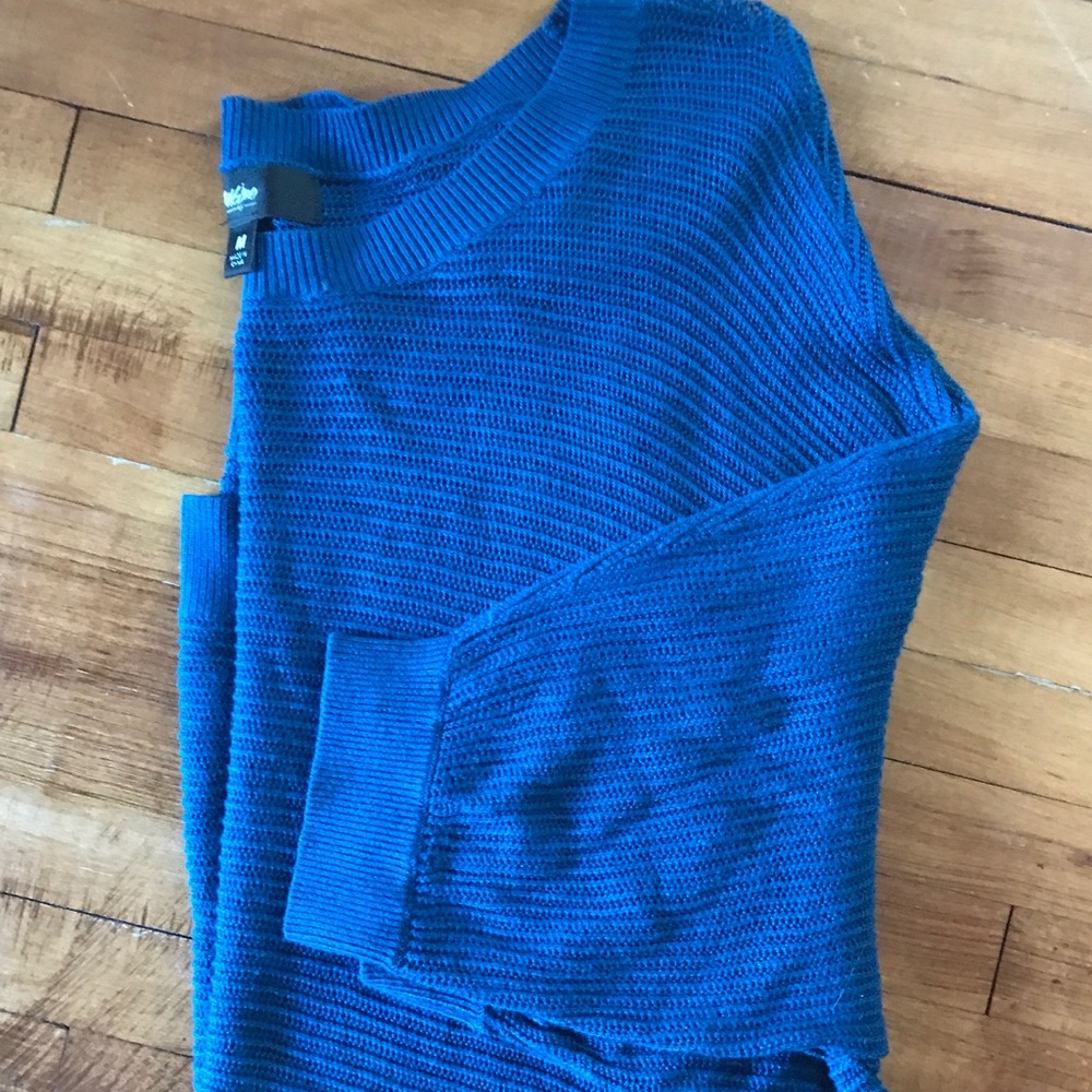 Short sleeve knit cover up