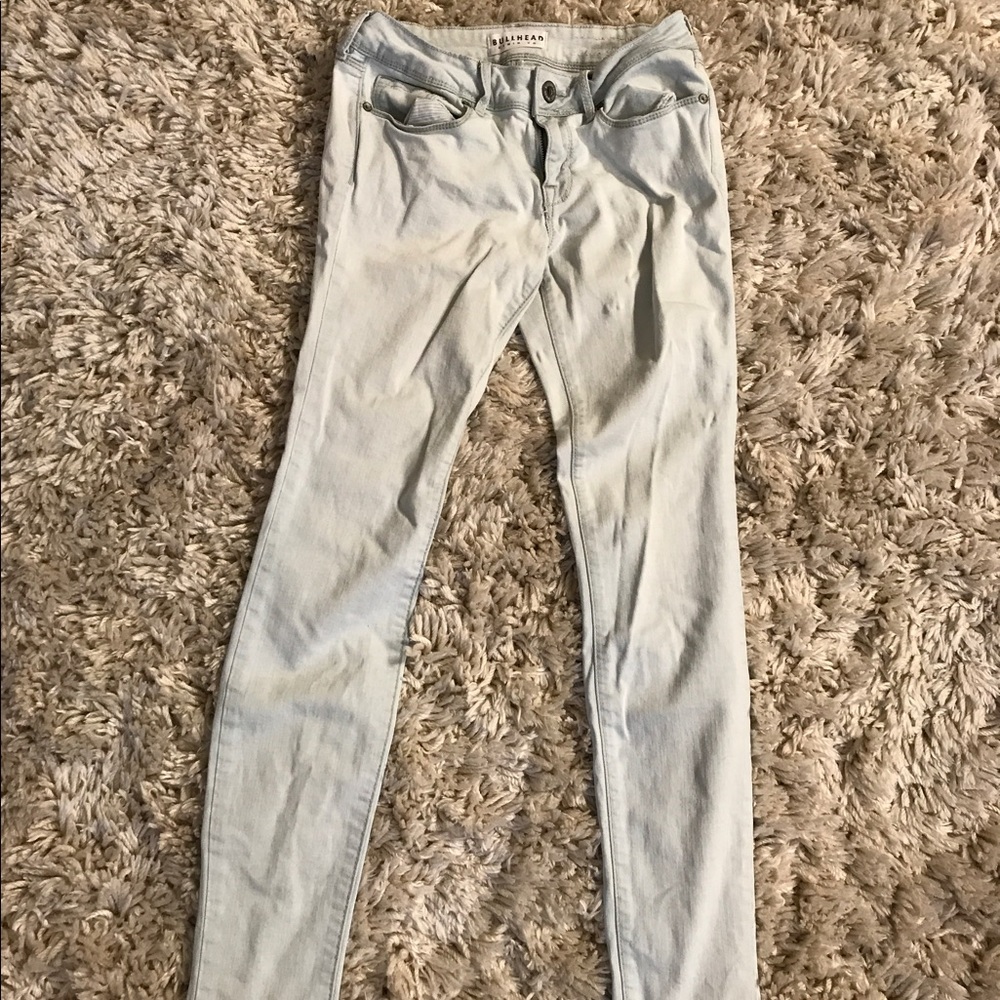 Pacsun lighwash skinny jeans