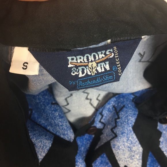 Brooks & Dunn Country Blue Rodeo Cowgirl Top - Picture 4 of 6