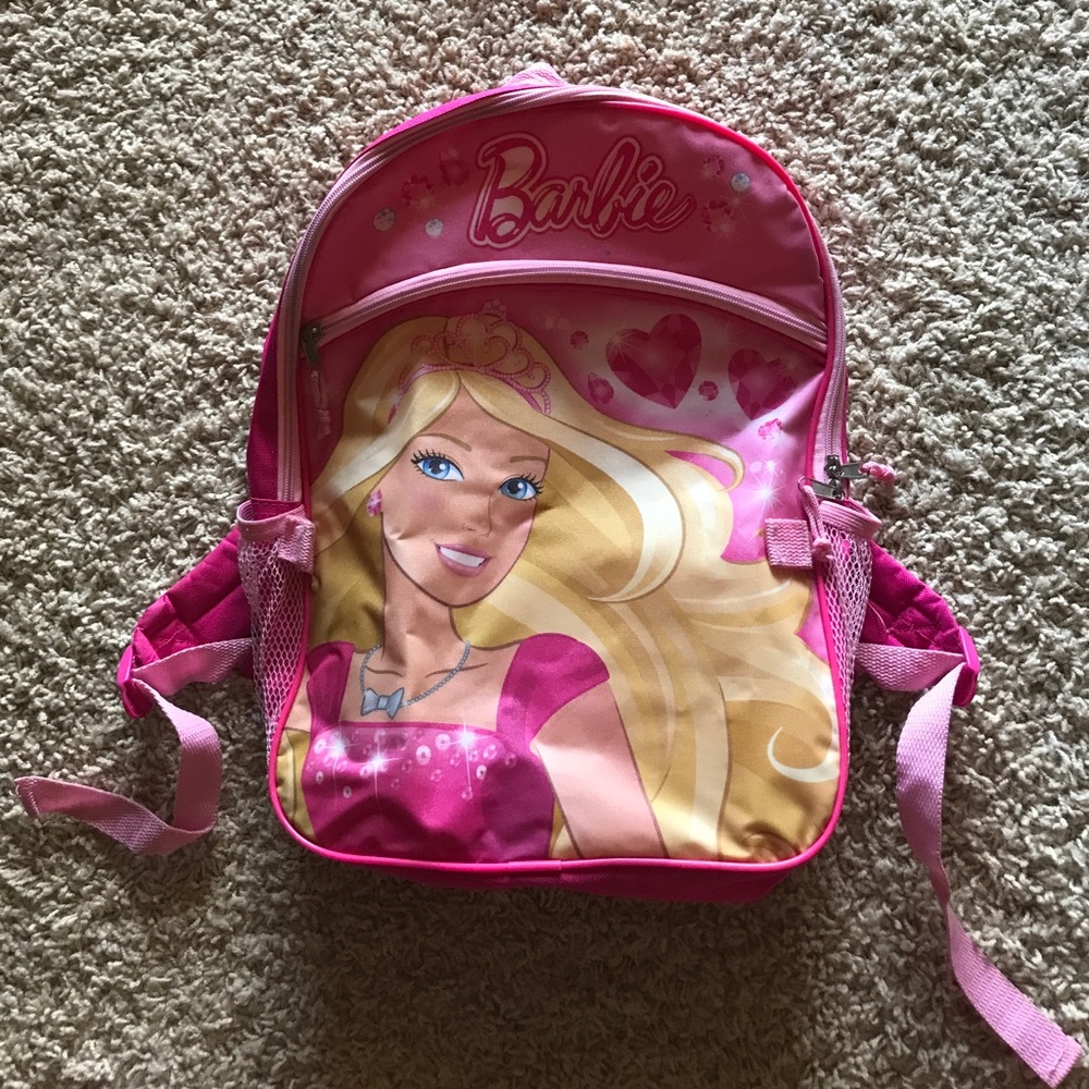 Barbie backpack.