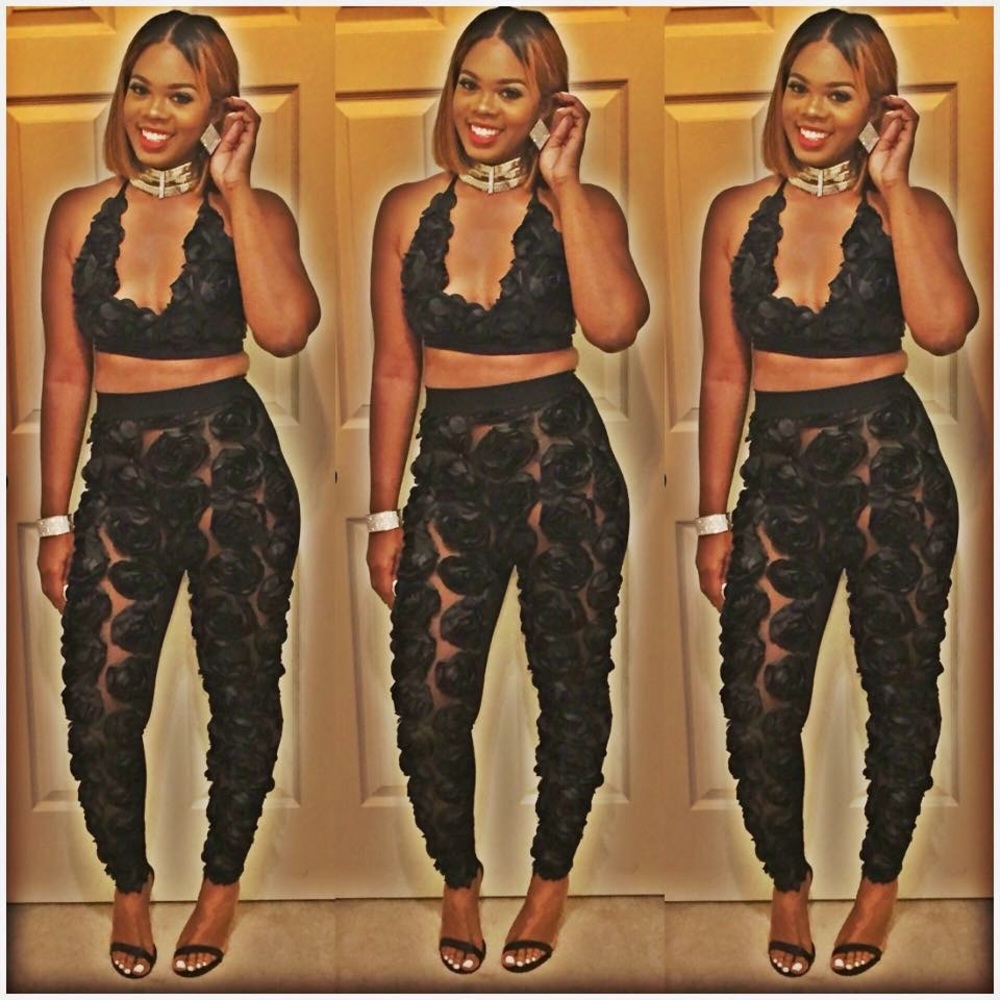 Two piece floral set
