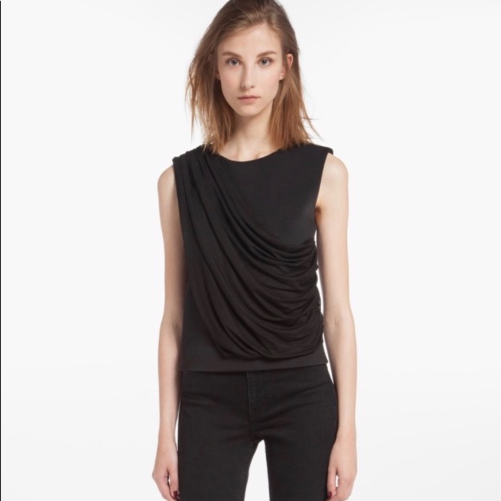 Maje Doofy Draped Top