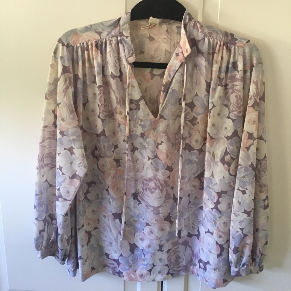 Vintage floral blouse
