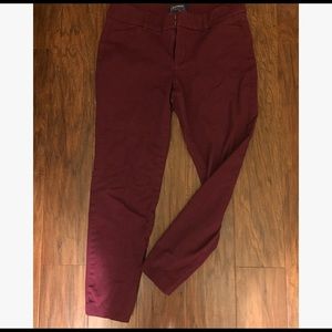 Maroon pixie work pant