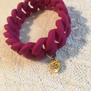 Marc Jacobs Rubber Turnlock Stretch Bracelet