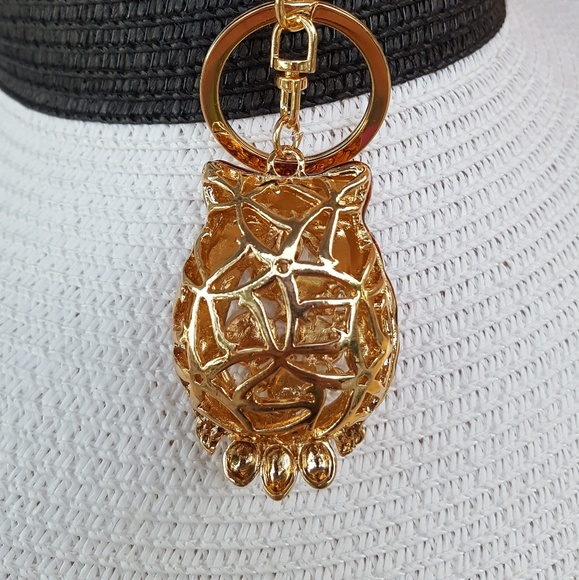 Owl Rhinestone Keychain - Picture 2 of 3