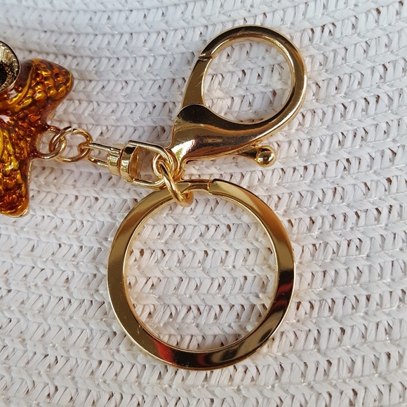 Owl Rhinestone Keychain - Picture 3 of 3