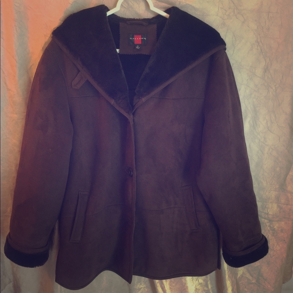 Super soft warm brown coat