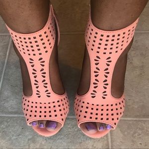 New Wooden peach wedges