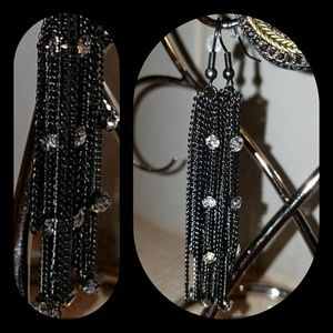 Park Lane Jeweled Chain Earrings