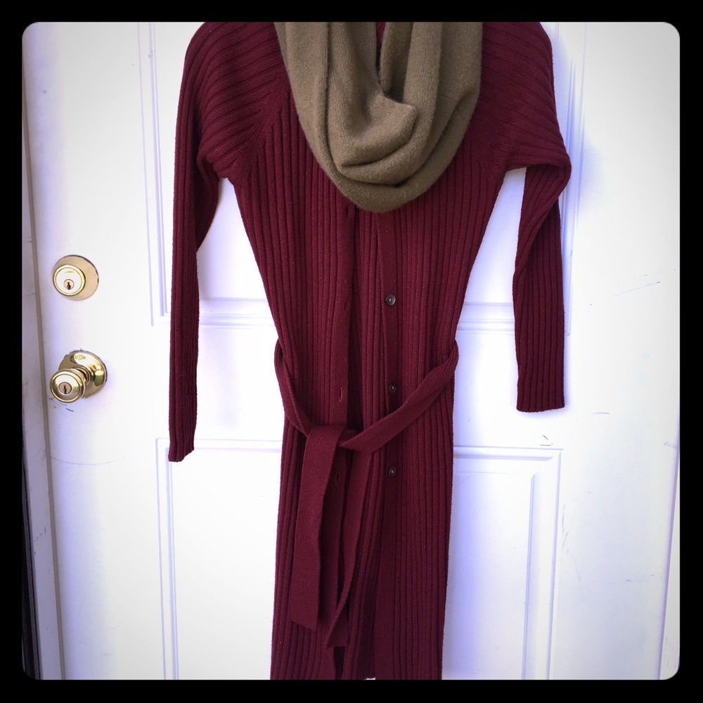 🍁🍂 Burgundy Fall Long cardigan
