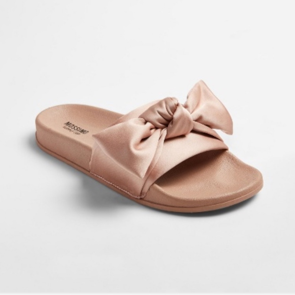 NEW Julia's Slide Sandal with a Bow in BLUSH sz8