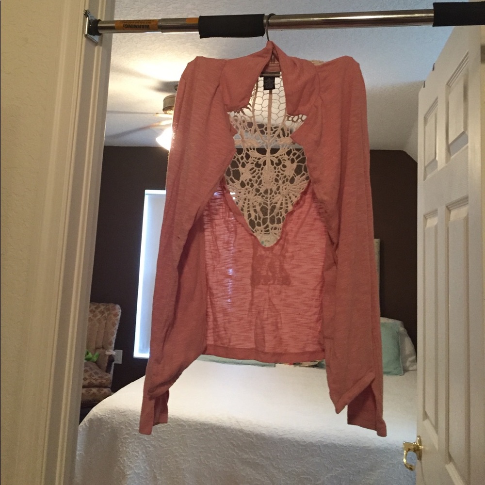 Rue 21 Lace Cardigan - Picture 4 of 8