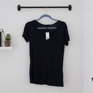 Banana Republic Navy Blue Pocket Tee