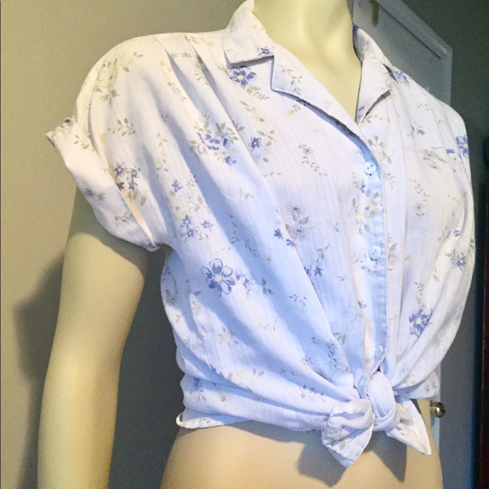 Button Down Floral Shirt