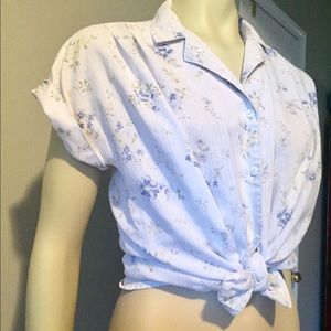 Button Down Floral Shirt