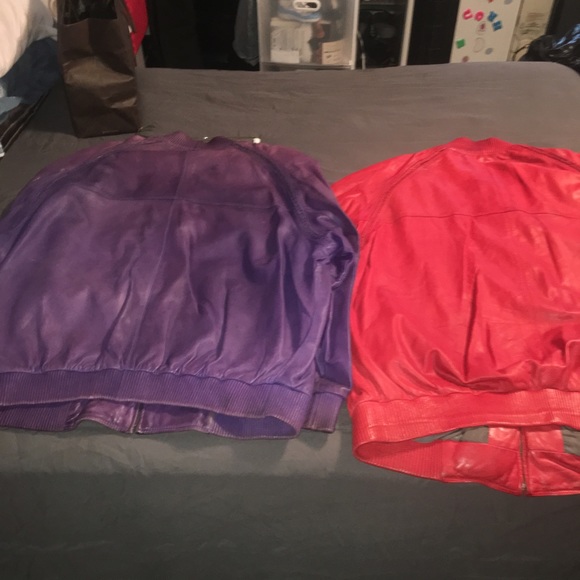 Red and purple pelle pelle leathers - Picture 4 of 4