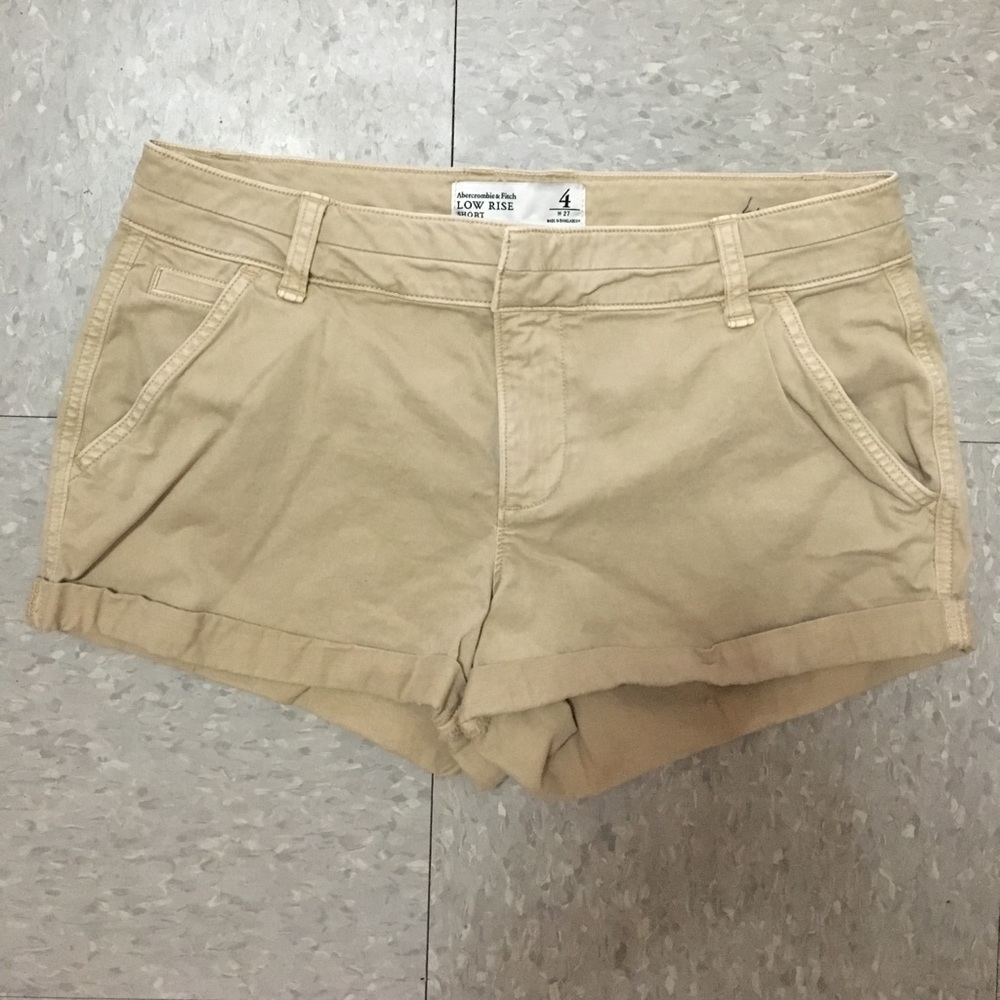 Khaki Low Rise Shorts