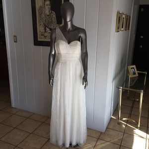 WATTERS & WATTERS 9366 Lori One Shoulder Dress 8