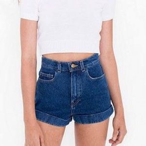American Apparel High Waisted Shorts