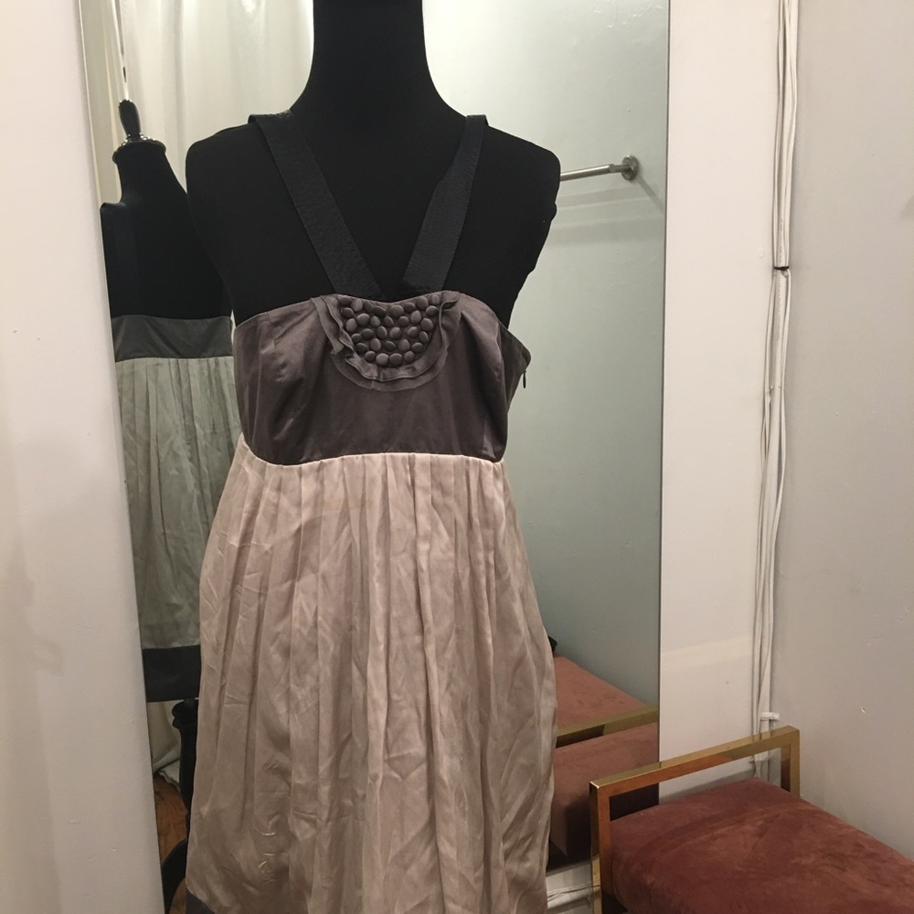 Silver two toned club Monaco dress