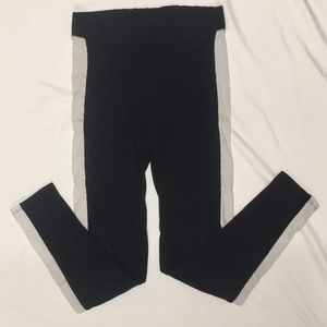 PINK VS Leggings with white stripe