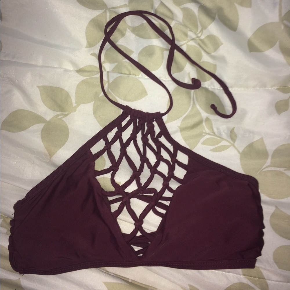 Tillys maroon bikini top