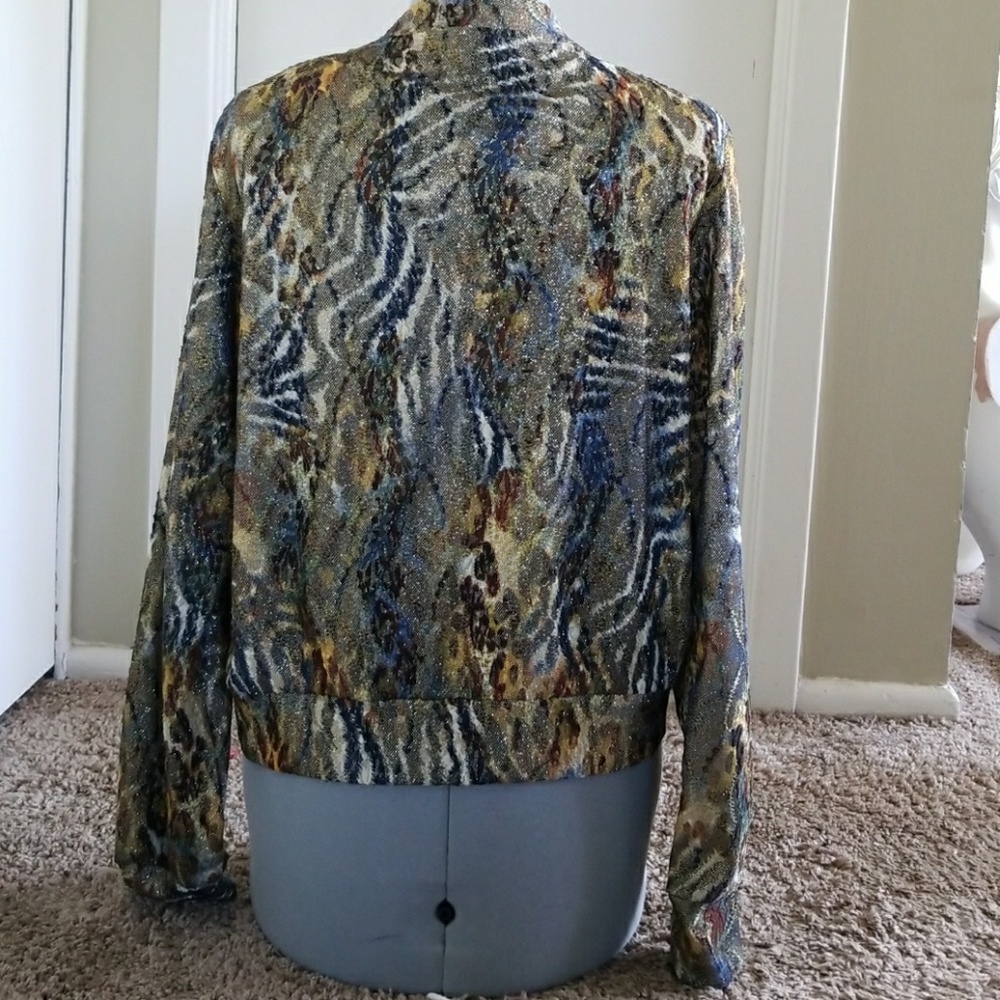 Metallic bomber jacket - Picture 4 of 4